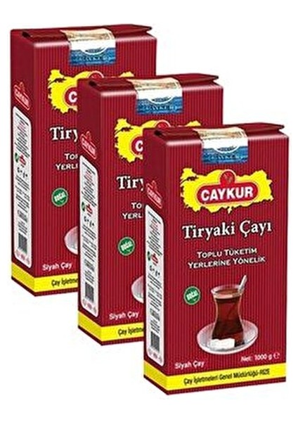 Tiryaki Siyah Çay 3 kg Doğal Aroma ile Zenginleştirilmiş Lezzet modelleri