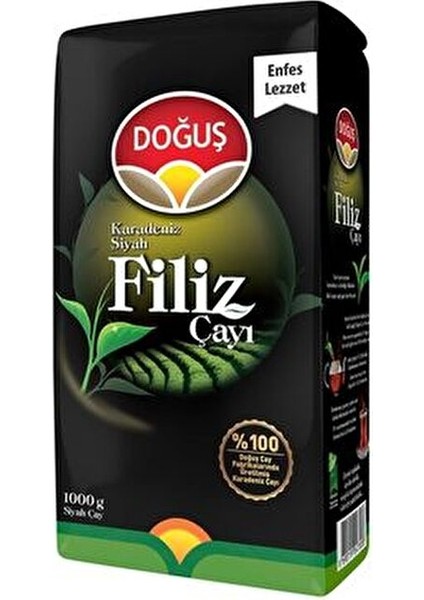 Filiz Çay 1 kg Karadeniz Siyah Çayı Enfes Lezzet ve Yüksek Dem Oranı