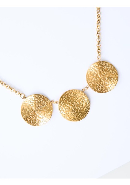 Altın Rengi Üçlü Yuvarlak Figürlü Ayarlanabilir Bileklik fiyatları