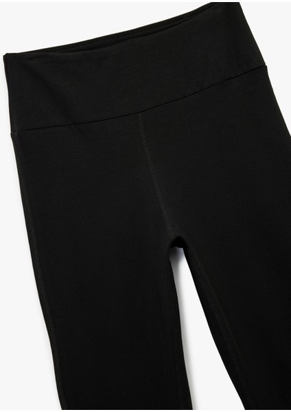 Ispanyol Paça Slim Fit Yüksek Bel Spor Tayt modelleri