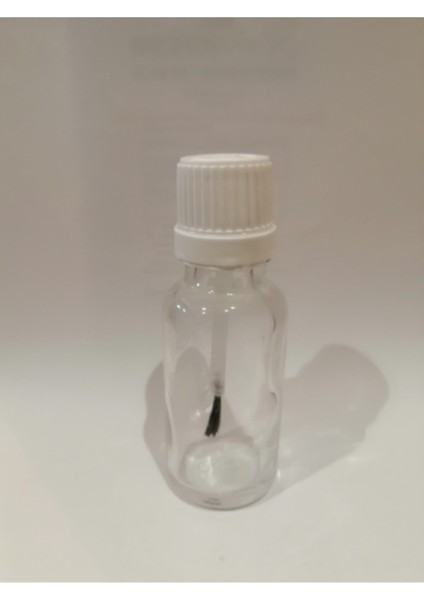 10CC Şeffaf Fırça Başlıklı Cam Şişe,medikal Şişe,50 Adet