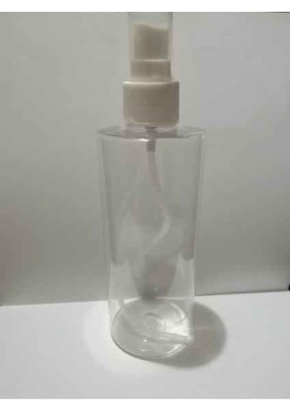 250ML Şeffaf Plastik Şişe+Sprey Başlık,dezenfektan Şişesi,medikal Şişe,boş Şişe,50 Adet