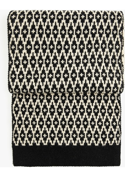 Etnik Desenli Triko Uzun Atkı fiyatları