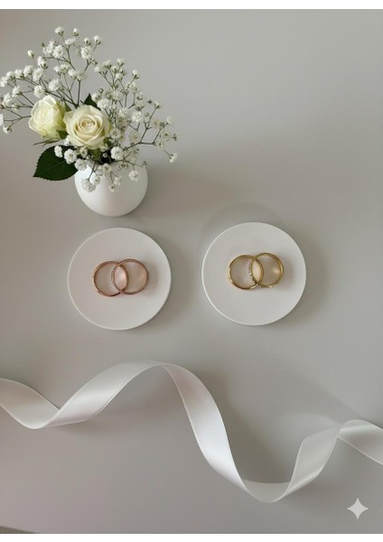 Dekoratif Söz Nişan Yüzük Yükseltici El Yapım fiyatları