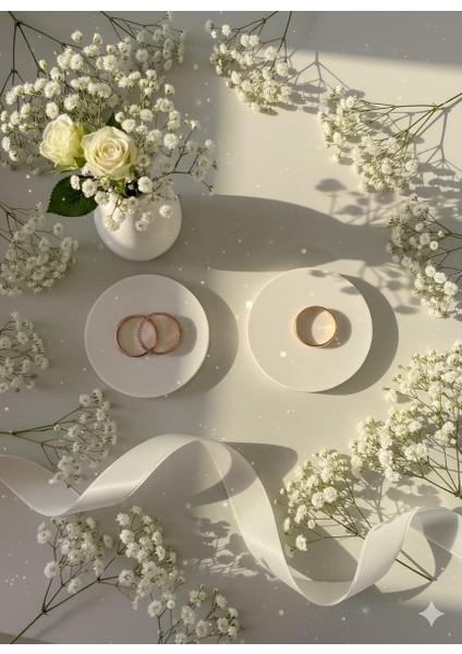 Dekoratif Söz Nişan Yüzük Yükseltici El Yapım fırsatları