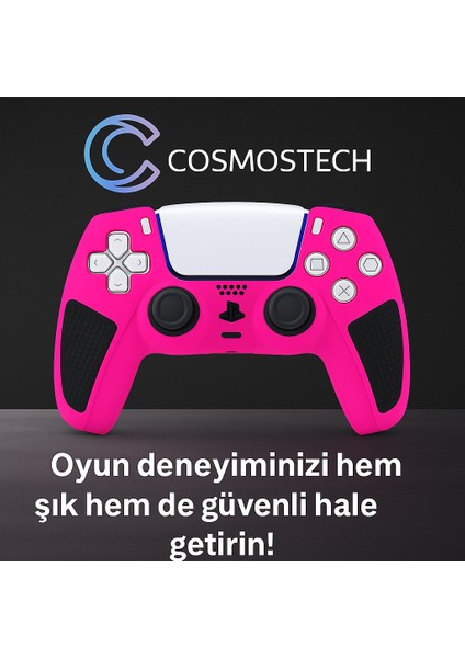 Ps5 Dualsense Joystick Koruyucu Silikon Kılıf Pembe-Siyah – Yüksek Kaliteli, Esnek, Şık Ultra Koruma fırsatları