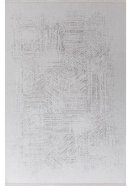 Moss 5005 Kemik Gri Serisi Triko Akrilik Salon Oturma Yatak Odası Halısı