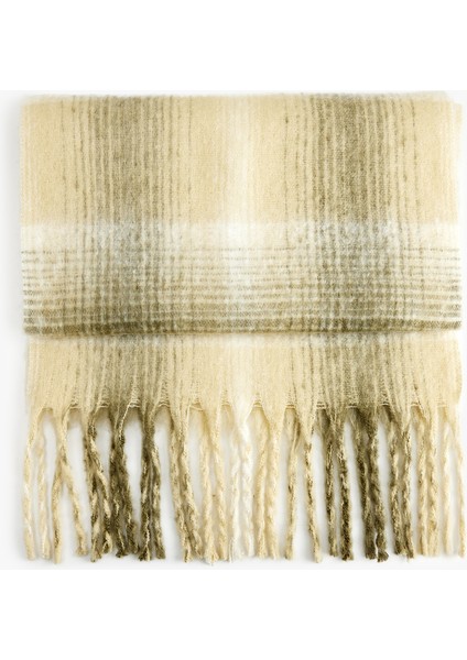 Desenli Püsküllü Uzun Atkı fiyatları