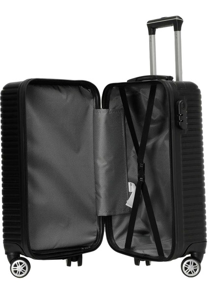 Sanderum -K 5pr Siyah Unisex Küçük Boy Valiz modelleri