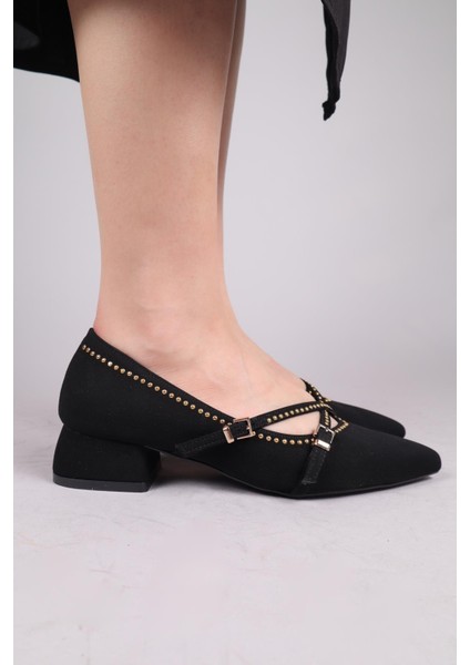 Nera Alçak Topuklu Ayakkabı Siyah modelleri
