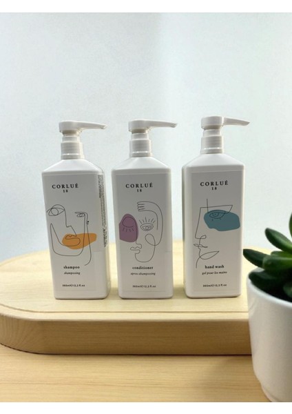 Shampoo 360 ml + Condıtıoner 360 ml + Shower Gel 360 ml modelleri