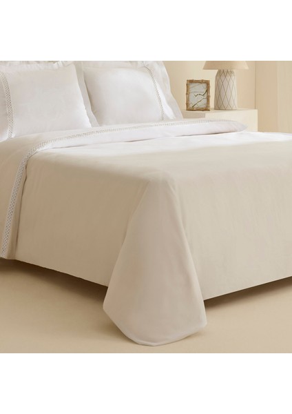 Indila %100 Pamuk Saten Çift Kişilik Nevresim Takımı Beyaz fiyatları