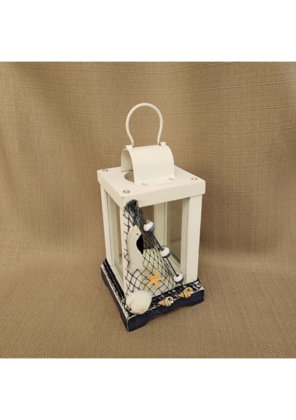 Deniz Temalı Mumluk Fener