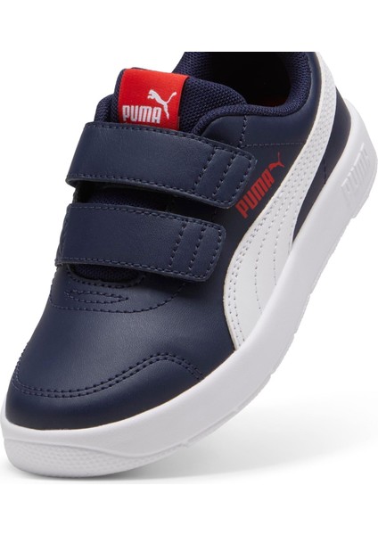 Courtflex V3 V Ps-Navy-White-Red Çocuk Ayakkabı-Lacivert fiyatları