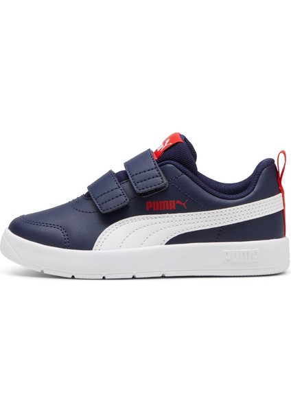 Courtflex V3 V Ps-Navy-White-Red Çocuk Ayakkabı-Lacivert modelleri