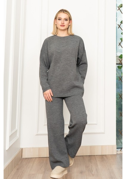 Yuvarlak Yaka Salaş Triko Takım 7204