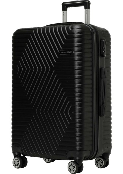 Sanderum -B 5pr Siyah Unisex Büyük Boy Valiz fiyatları