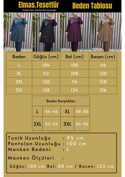Kadın Tesettür Giyim Büyük Beden Cebi Taş Işlmeli Ikili Takım modelleri