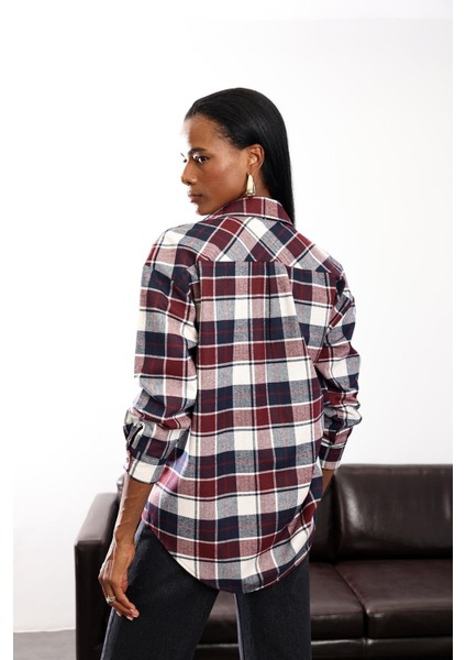 Bordo Ekose Gömlek 40146 indirimleri