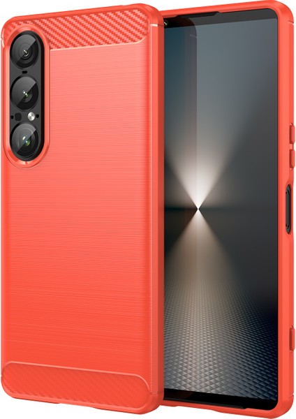 Sony Xperia 1 Vıı Telefon Kılıfı, Fırçalanmış Karbon Fiber Dokulu Esnek Tpu Tampon, Darbe Emici Koruyucu Kılıf Sony Xperia 1 Vıı (Yurt Dışından)