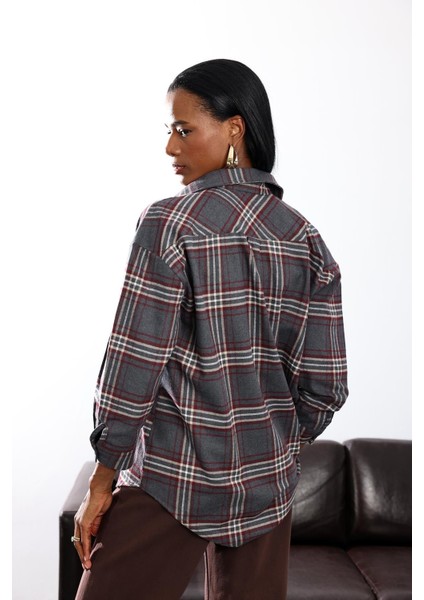 Antrasit Ekose Gömlek 40146 indirimleri