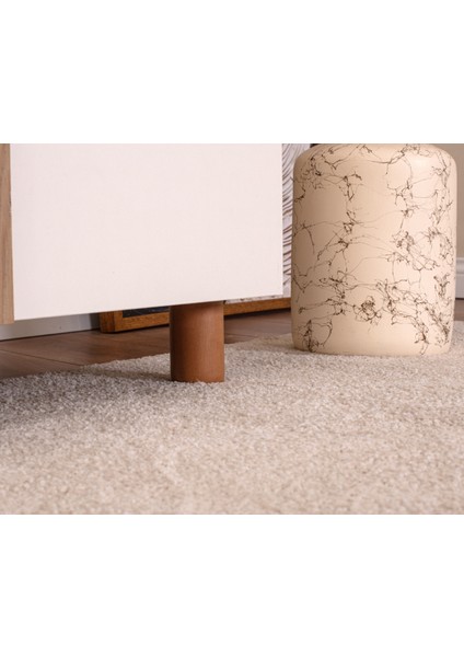 İtra 4 Kapaklı Gardırop – Krem Gövde, Krem MDFLAM Kapak