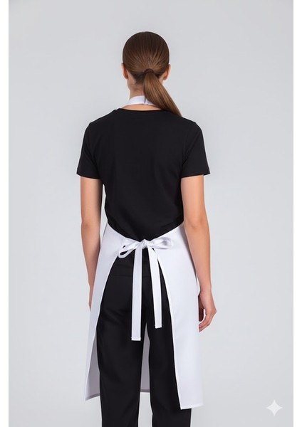 Kadın Boyundan Asmalı Barista Şef Mutfak Önlüğü 60X85 cm