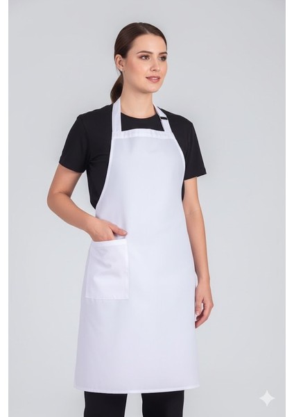 Kadın Boyundan Asmalı Barista Şef Mutfak Önlüğü 60X85 cm fiyatları