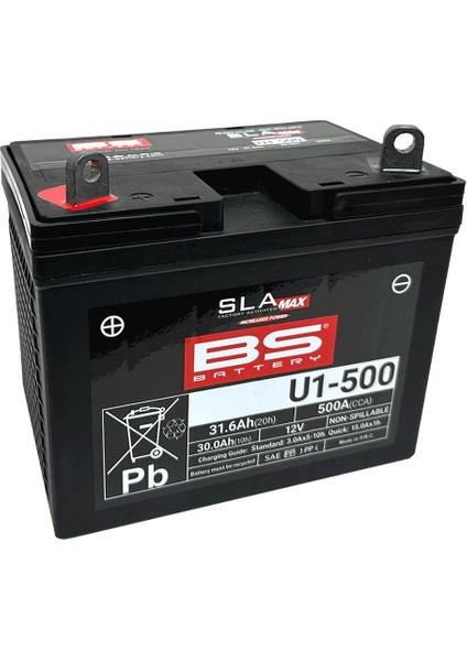 U1-500 Sla Max Atv Utv Aküsü 300899