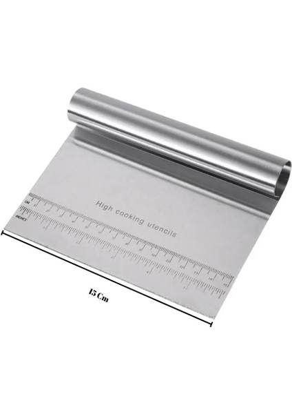 Hamur Kazıyıcı & Kesici 15 cm | Ölçü Cetvelli Profesyonel Hamur Spatulası fiyatları
