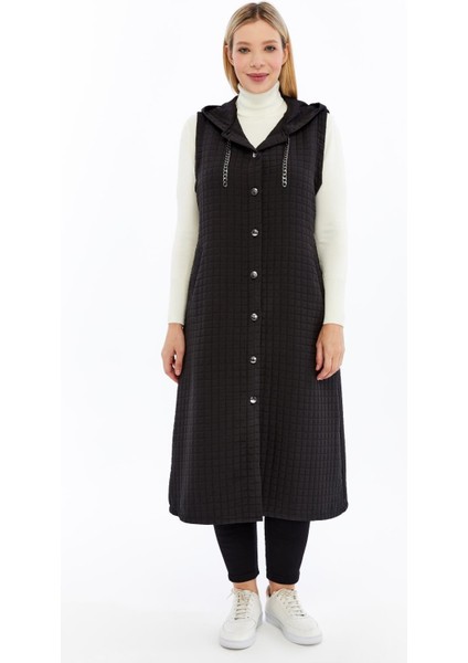 Kadın Büyük Beden Kapitone Yelek