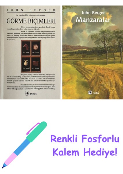 John Berger 2 Kitap Seti + Fosforlu Kalem Hediye