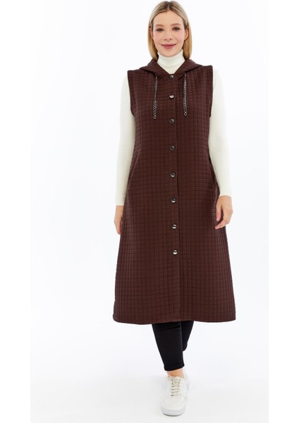 Kadın Büyük Beden Kapitone Yelek modelleri