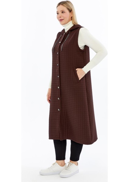 Kadın Büyük Beden Kapitone Yelek indirimleri