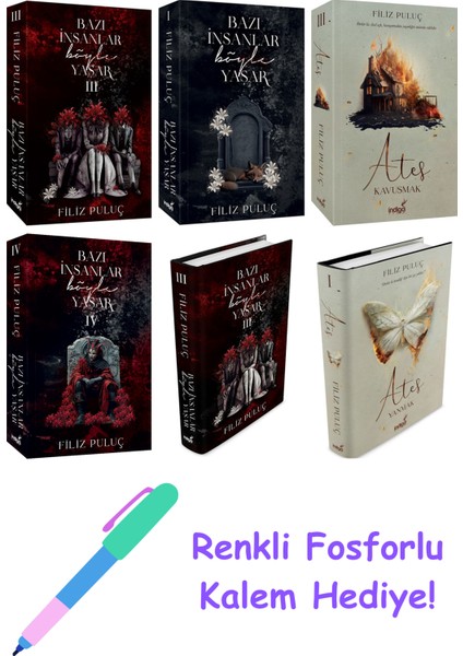 Filiz Puluç 6 Kitap Seti + Fosforlu Kalem Hediye