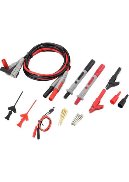 P1300C 16 Parça Çok Işlevli Değiştirilebilir Multimetre Probu Test Ölçüm Kablo Kiti fiyatları