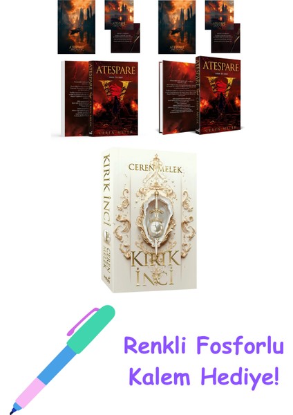 Ceren Melek 3 Kitap Seti + Fosforlu Kalem Hediye