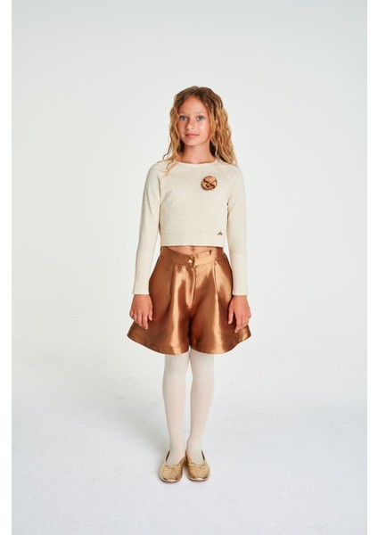 Bg Store Kız Çocuk Kahve Şort