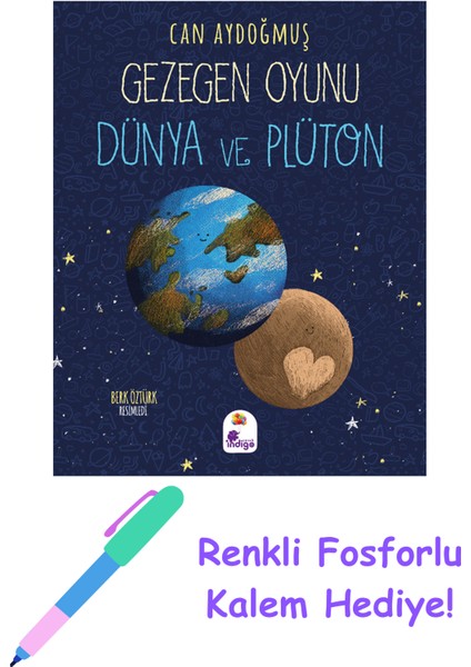 Gezegen Oyunu - Dünya ve Plüton + Fosforlu Kalem Hediye