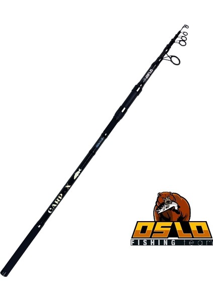 Okuma Outrax 6000 360CM 3,5lbs Oslo Cap-X Profesyonel Sazan Kıyı Olta Takımı Seti