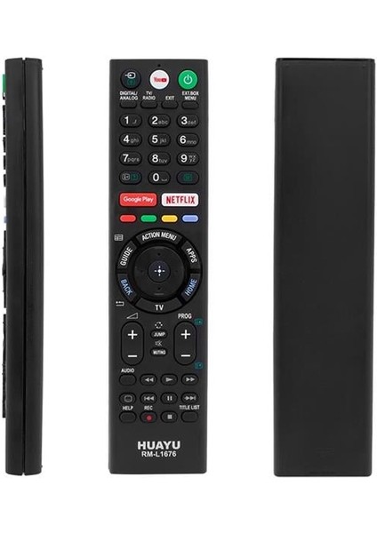RM-L1676 Google Play - Netflix - Youtube Tuşlu Universal Lcd-Led Tv Kumanda