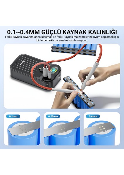 Mf2 | Farad Kapasitör Teknolojili 6'sı 1 Arada Punta Kaynak Makinesi (0.4mm Ultra Güç, 99 Kademeli Hassas Ayar fiyatları