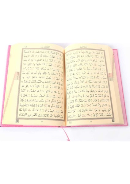 Hafız Boy Kur'an-I Kerim (2 Renkli, Pembe, Mühürlü) fırsatları