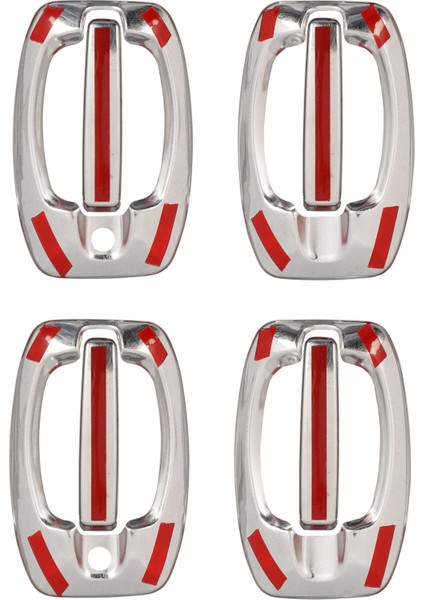 Fiat Ducato Krom Kapı Kolu + Çerçeve 4 Kapı P.çelik 2006+