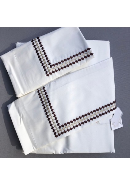 %100 Organic Pamuk Jakarlı - Estetik Zarif Nakış Işlemeli Terra Serisi Pike Takım(3renk Seçenneği) modelleri