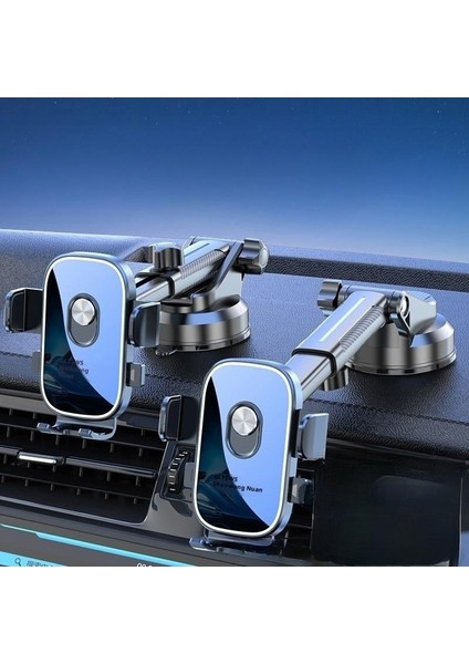 Araba Telefon Tutucu Araba Çok Açılı Ayarlanabilir Teleskopik Vantuz Taşınabilir Tutucu (Yurt Dışından)