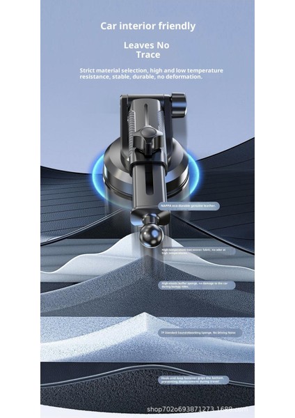 Araba Telefon Tutucu Araba Çok Açılı Ayarlanabilir Teleskopik Vantuz Taşınabilir Tutucu (Yurt Dışından) indirimleri