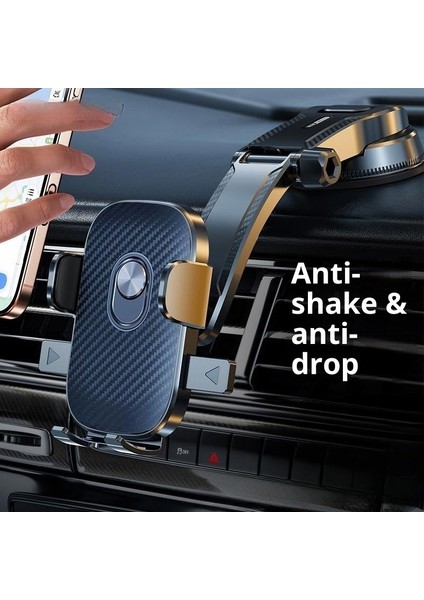 Araba Telefon Tutucu Araba Çok Açılı Ayarlanabilir Teleskopik Vantuz Taşınabilir Tutucu (Yurt Dışından)