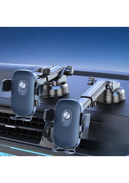 Araba Telefon Tutucu Araba Çok Açılı Ayarlanabilir Teleskopik Vantuz Taşınabilir Tutucu (Yurt Dışından)