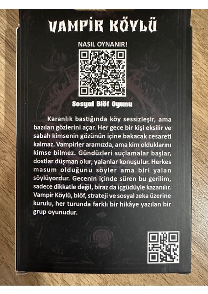 Vampir Köylü Blöf Kart Oyunu indirimleri